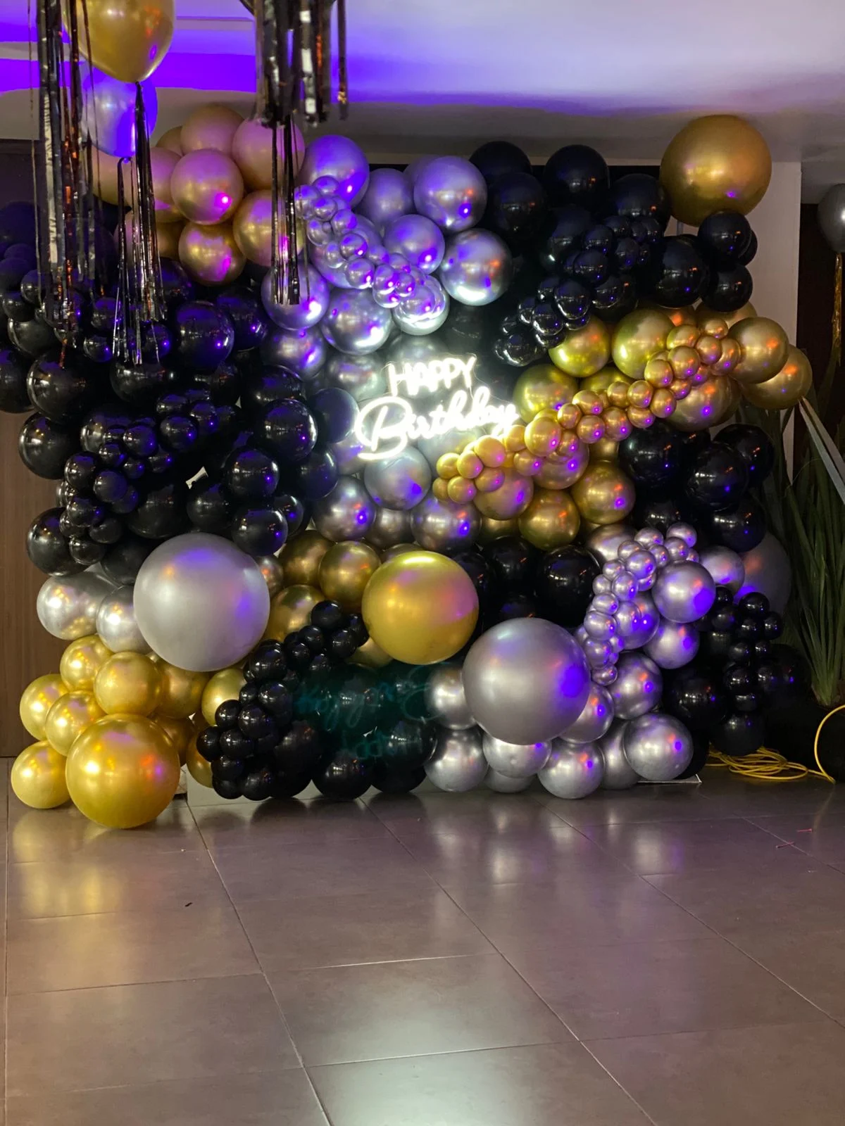 Decoración con globos para eventos sociales